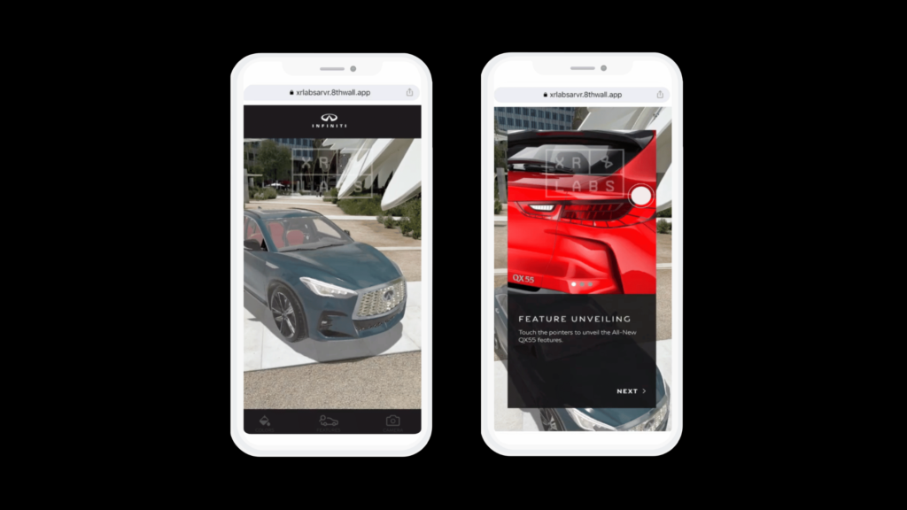 Web AR Experience for Car