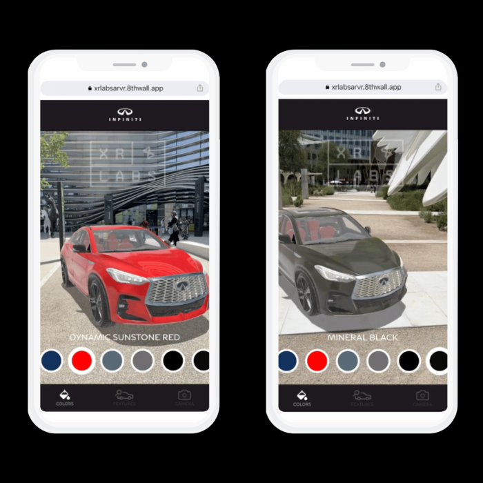 Web AR Experience for the Launch of Luxury Flagship Car in Middle East